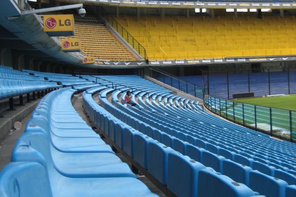 Seats of La Bombonera Stadium, Buenos Aires