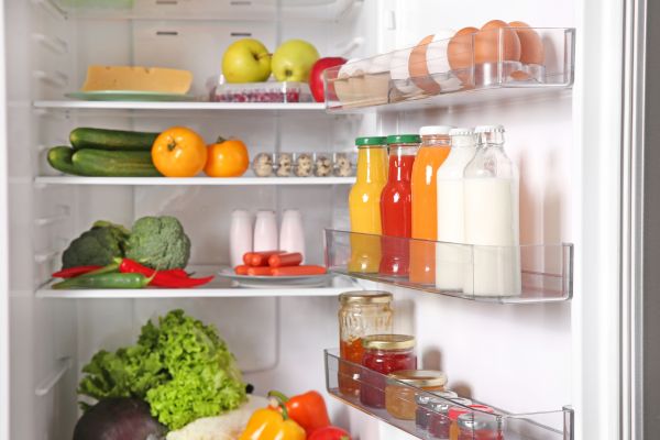 Image of inside of fridge full of food produce